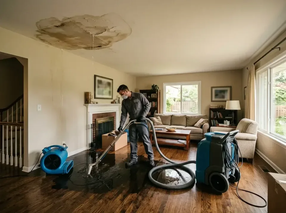 attic-pipe-burst-ceiling-drip-008 — frequently asked questions, Water Damage Restoration & Carpet Care in Gretna, NE